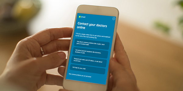 Image representing CONTACT YOUR GP ONLINE
